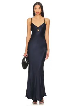 Bec & Bridge Cedar City Maxi Dress Navy Size 10 for rent on The Volte - image 1
