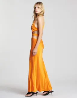 Auteur Emilie Solid Dress Orange Size M/ AU 10 for rent on The Volte - image 2