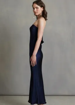 Bec & Bridge Moon Dance Strapless Dress Ink Blue Size 8 for rent on The Volte - image 2