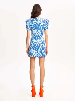 Alice McCall Daisy Daze Mini Dress Royal Size L / Au 12 for rent on The Volte - image 3