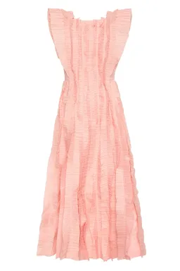 AJE - Hybrid Midi Dress Rose Pink - Size AU 12 for rent on The Volte - image 5