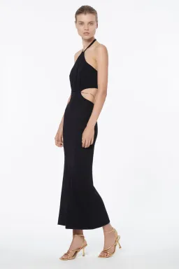 Manning Cartel Limitless Knit Chain Dress Black Size XS for rent on The Volte - image 3