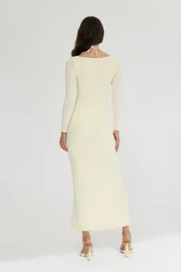 Significant Other Marie Dress Butter Yellow Size 6 for rent on The Volte - image 3