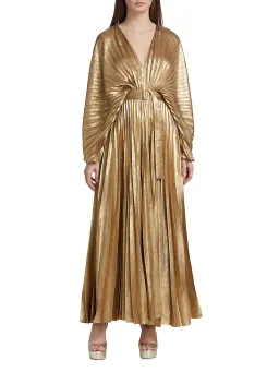 Acler Westover Dress Gold Size 8 for rent on The Volte - image 1