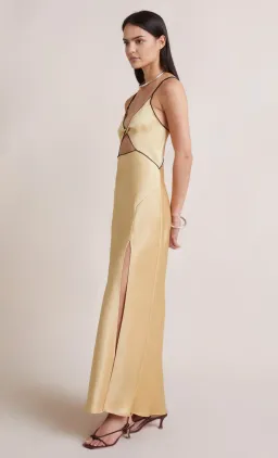 Bec & Bridge Hazel Maxi Dress in Wheat Yellow Size AU 10 for rent on The Volte - image 2