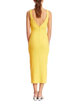 Bec & Bridge Cle'mence Midi Dress Yellow Size 8 for rent on The Volte - image 2