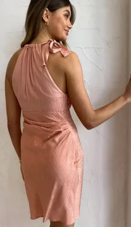 One Fell Swoop Orcale Mini Dress Pink Size 8 for rent on The Volte - image 4