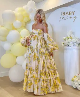 Rooh Collective Poppy Zephyr Maxi Dress Floral Size M / Au 10 for rent on The Volte - image 2