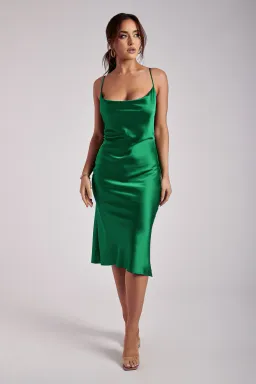 Meshki Tabitha Dress Green Size XS/Au 6  for rent on The Volte - image 1