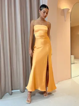 Bec and Bridge Nadia Maxi Dress Gold Size 10 for rent on The Volte - image 2