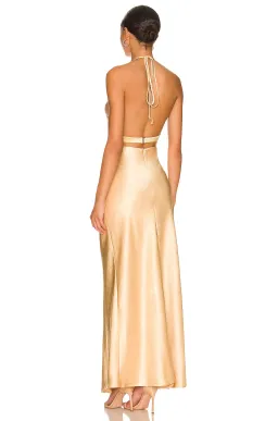 Bec & Bridge Carrie Halter Dress Multi Yellow Size 8 for rent on The Volte - image 3