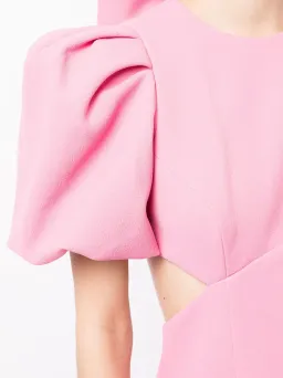 Rebecca Vallance Ally Cut out Midi Dress Pink Size 10 for rent on The Volte - image 2