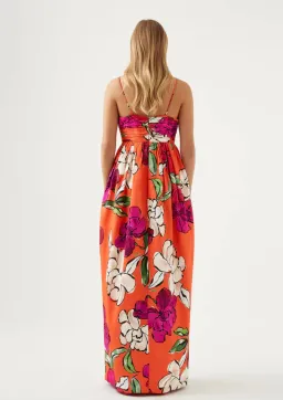 Aje Monument Tulip Maxi Dress Vivid Camellia Size 10 / M for rent on The Volte - image 3