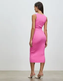 Lover Lily Midi Dress Pink Size 8 for rent on The Volte - image 3