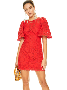 Talulah Roses Are Red Mini Dress size 14 for rent on The Volte - image 1