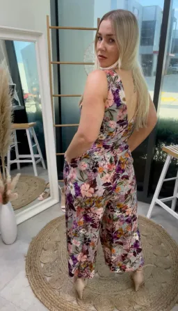 Sheike Hannah Floral Jumpsuit  Size 8 for rent on The Volte - image 5