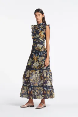 Sir the Label Lilian Tiered Gown Floral Size 0 / Au 6 for rent on The Volte - image 1