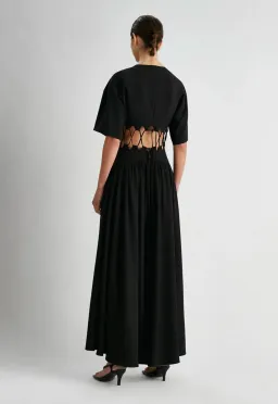 Camilla and Marc Brea Cut Out Dress Black Size 6  for rent on The Volte - image 3