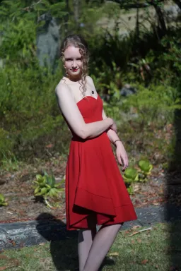 Pilgrim Midnight Chaos Dress in Red Size 6 for rent on The Volte - image 5