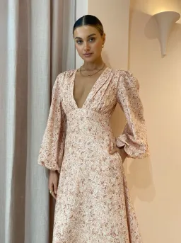 By Nicola Cher Maxi Dress In Floral Camo Size 6 for rent on The Volte - image 2