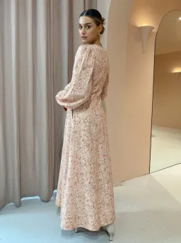 By Nicola Cher Maxi Dress In Floral Camo Size 6 for rent on The Volte - image 3