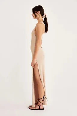 Rumer the Label Rosa Maxi Dress in Nude Size S / Au 8 for rent on The Volte - image 4