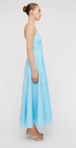 Scanlan Theodore Parachute Strappy Dress French Blue Size 6 / XS for rent on The Volte - image 4