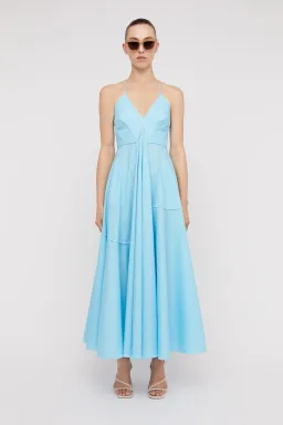 Scanlan Theodore Parachute Strappy Dress French Blue Size 6 / XS for rent on The Volte - image 1