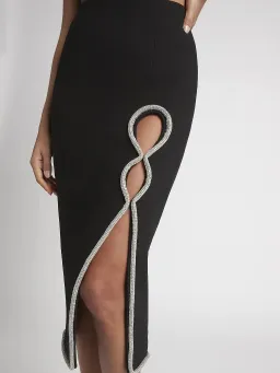 Sheike Emporium Skirt & Top Set Black Size 10  for rent on The Volte - image 3