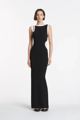 Sir the Label Evalina Cut Out Dress Black Size AU 6 for rent on The Volte - image 2