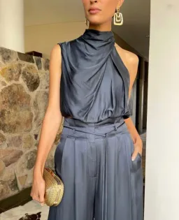 Sheike Gracie Top and Pants Set Grey Size 6 for rent on The Volte - image 5