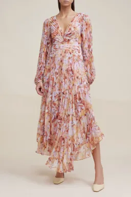 Acler Astone Dress Lilac Brush Size 10  for rent on The Volte - image 1