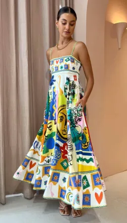 Alemais Soleil Sundress Print Size 14 for rent on The Volte - image 1