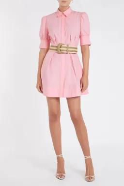 Rebecca Vallance Sommer Mini Dress Pink Size 10 for rent on The Volte - image 1