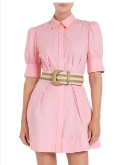 Rebecca Vallance Sommer Mini Dress Pink Size 10 for rent on The Volte - image 4