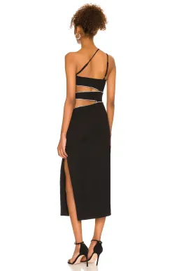 NBD Adeline Crystal Cutout Gown Black Size 8 for rent on The Volte - image 3