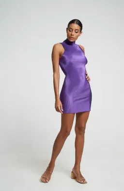 L’idee Gisele Mini Dress Purple Size 8 for rent on The Volte - image 2