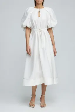 Acler Harlow Dress in Ivory Size 14 for rent on The Volte - image 5
