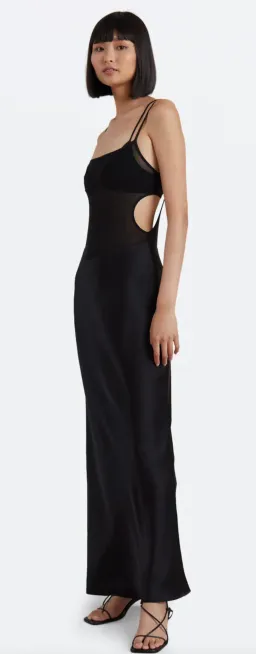 Bec & Bridge Lindsey Cut Out Maxi Dress Black Size 10 / M for rent on The Volte - image 2