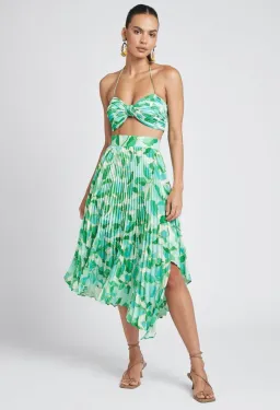 Sheike Kyoto Crop Top and Midi Skirt Set Floral Size 8 for rent on The Volte - image 1