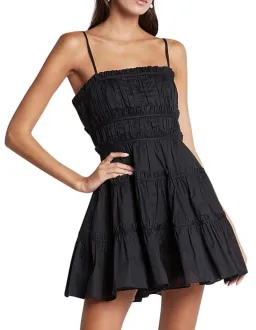 Aje Breathless Mini Dress Black Size 4 / XXS for rent on The Volte - image 2