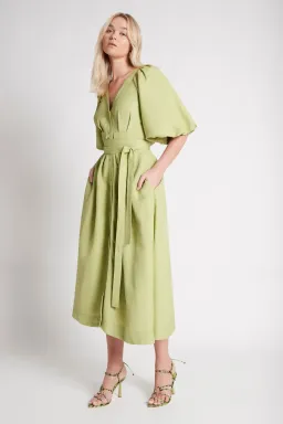 Aje Evermore Dress Green Size 10 for rent on The Volte - image 2
