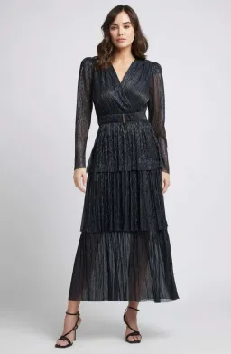 Sheike All That Sparkles Dress Black Size 6 for rent on The Volte - image 1