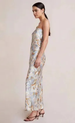 Bec & Bridge Stella Strapless Dress Floral Size 8 for rent on The Volte - image 2