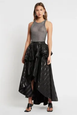 Sass & Bide Kind of Wonderful Skirt Black Size 12 for rent on The Volte - image 1