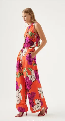 Aje Bessie Shell Top Floral Size 14 / XL for rent on The Volte - image 2