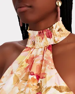 Significant Other Lapis Midi Dress Watercolour Floral Size 10  for rent on The Volte - image 4