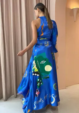 Alemais Soleil One Shoulder Midi Dress Multi Size 8 for rent on The Volte - image 2