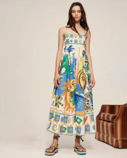 Alemais Soleil Sundress Print Size 6 for rent on The Volte - image 1