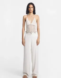 Dion Lee Macrame Pant in Ivory Size XS / AU 6 for rent on The Volte - image 1